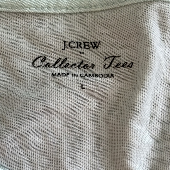 NWT JCrew collector tee size L cockatiel design - Picture 4 of 4